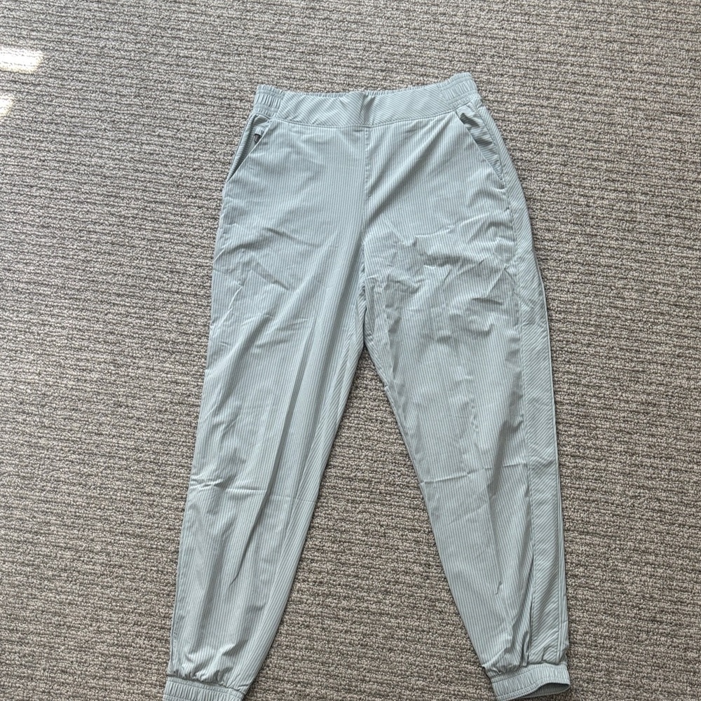 Athleta Light Gray Track Pants